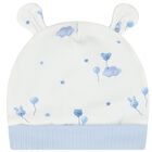 Baby Girls White & Blue Balloon Babygrow Gift Set, 2, hi-res