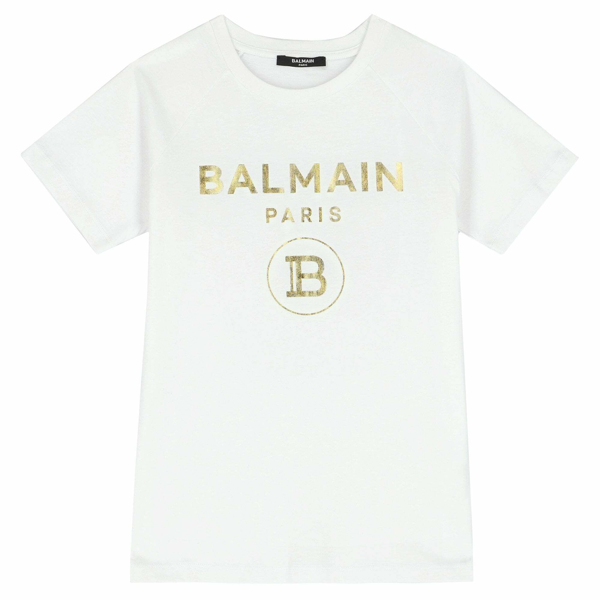 Balmain gold t shirt top