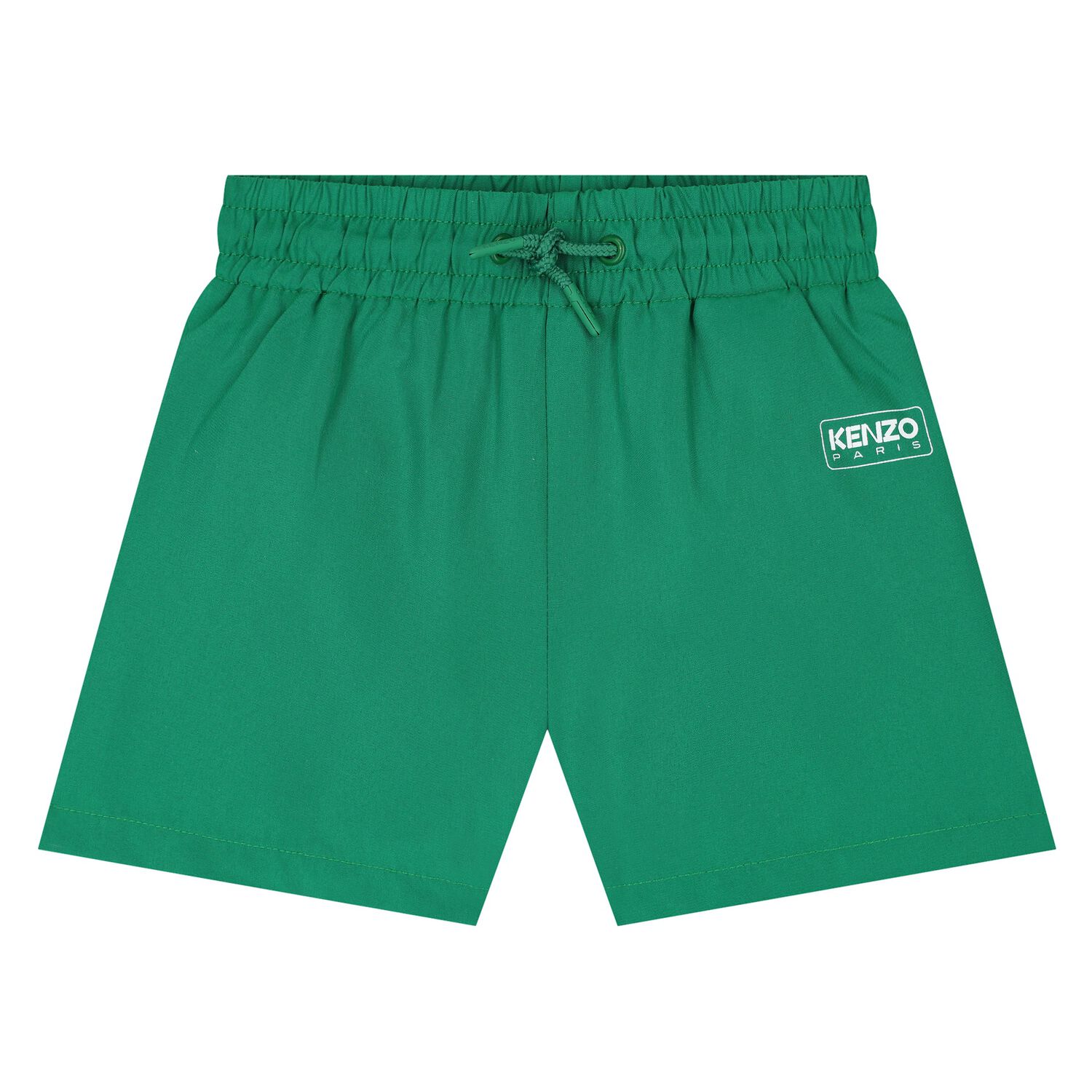 Younger Boys Green Logo Swim Shorts, 1, hi-res image number null