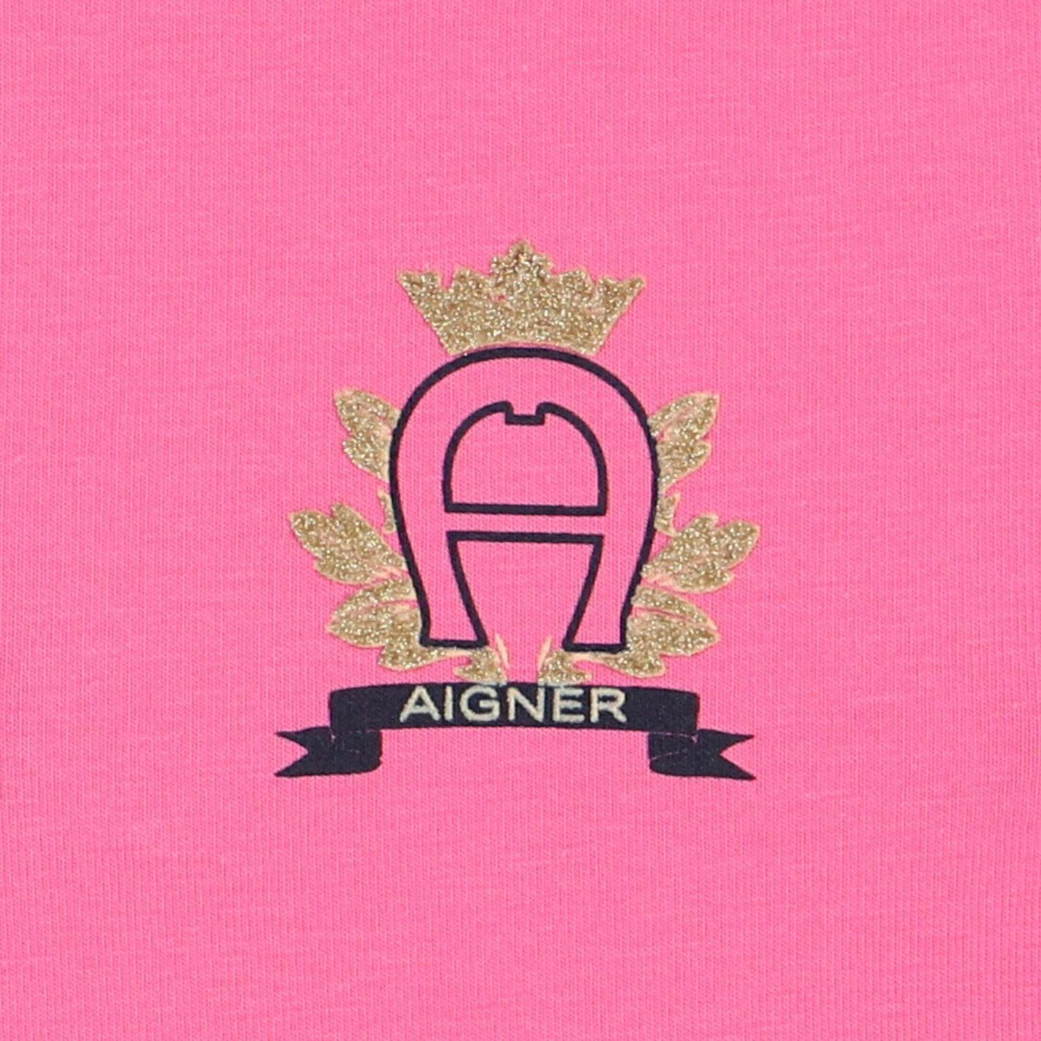 Girls Pink Logo Polo Dress, 2, hi-res