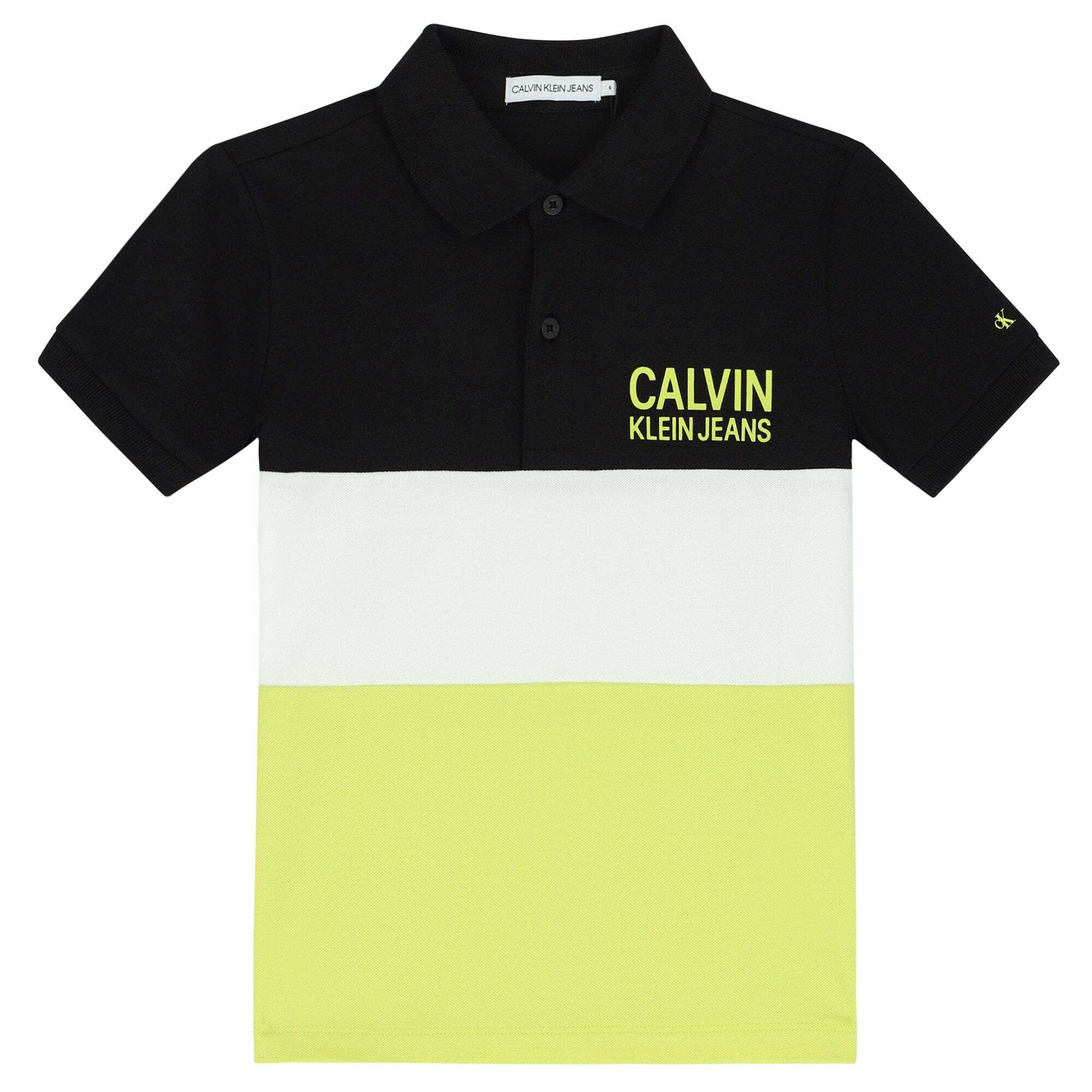 White calvin klein polo store