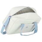 Ivory & Blue Stars Baby Changing Bag, 3, hi-res