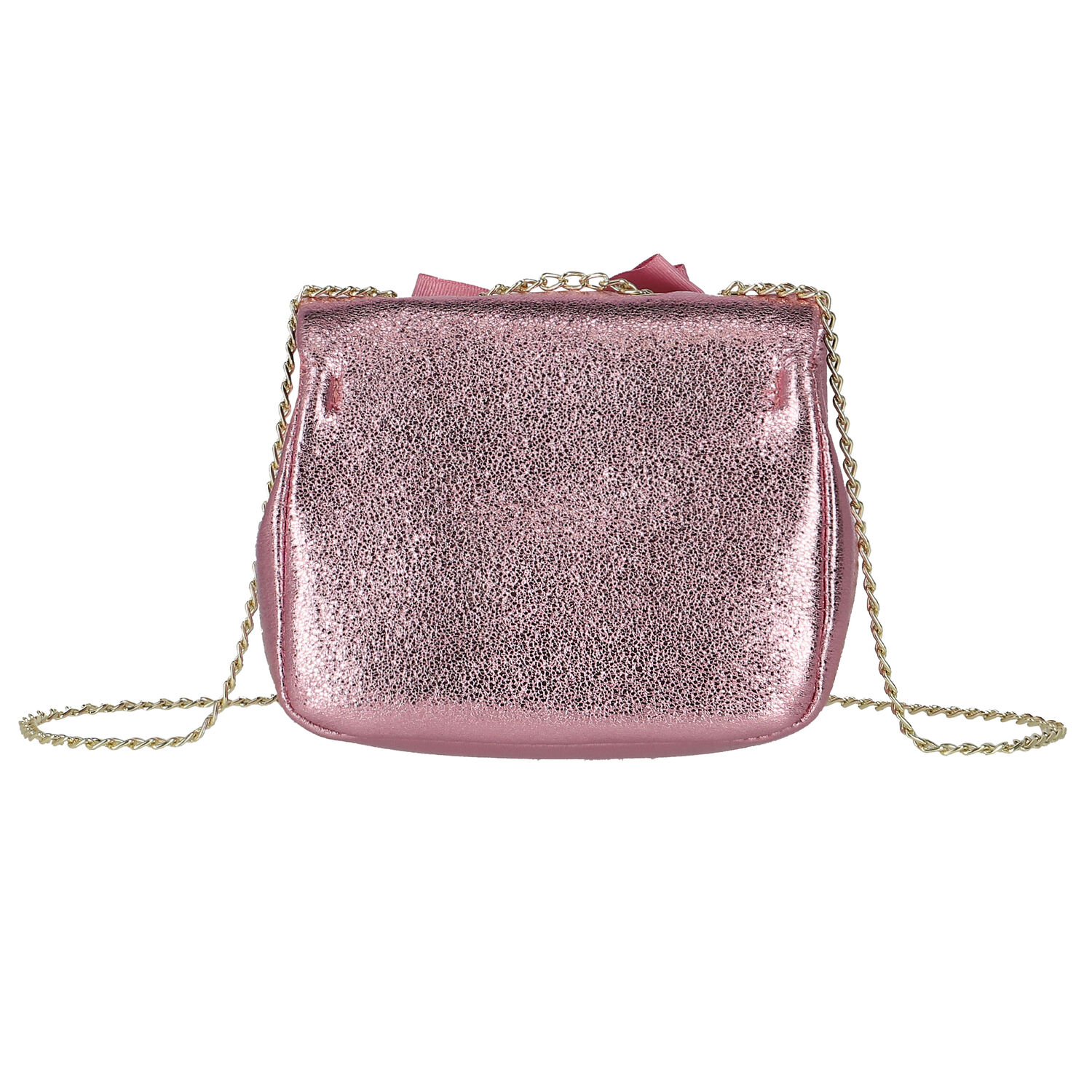 Girls Pink Bow Handbag, 6, hi-res image number null