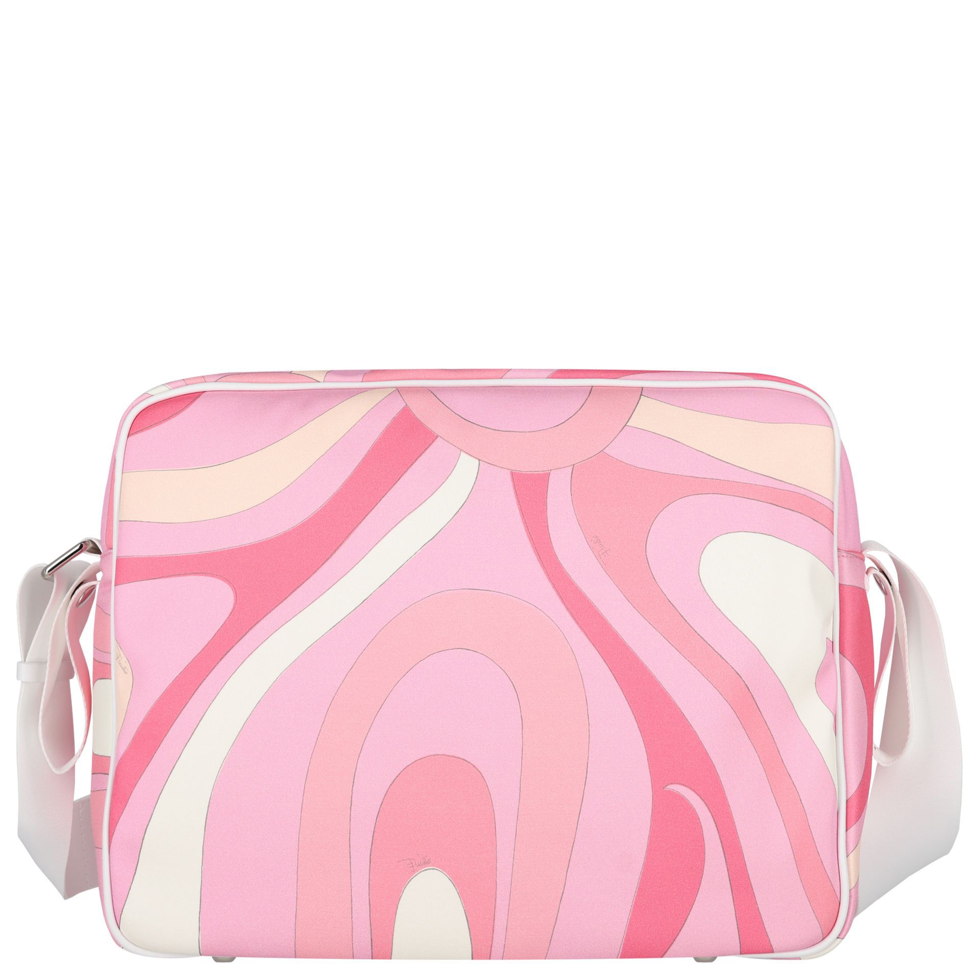 Pucci Baby Girls Pink & White Iride Changing Bag (38cm) | Junior