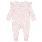 Baby Girls White & Pink Floral Babygrow Gift Set, 1, hi-res