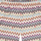 Younger Boys Beige Zigzag Swim Shorts, 1, hi-res