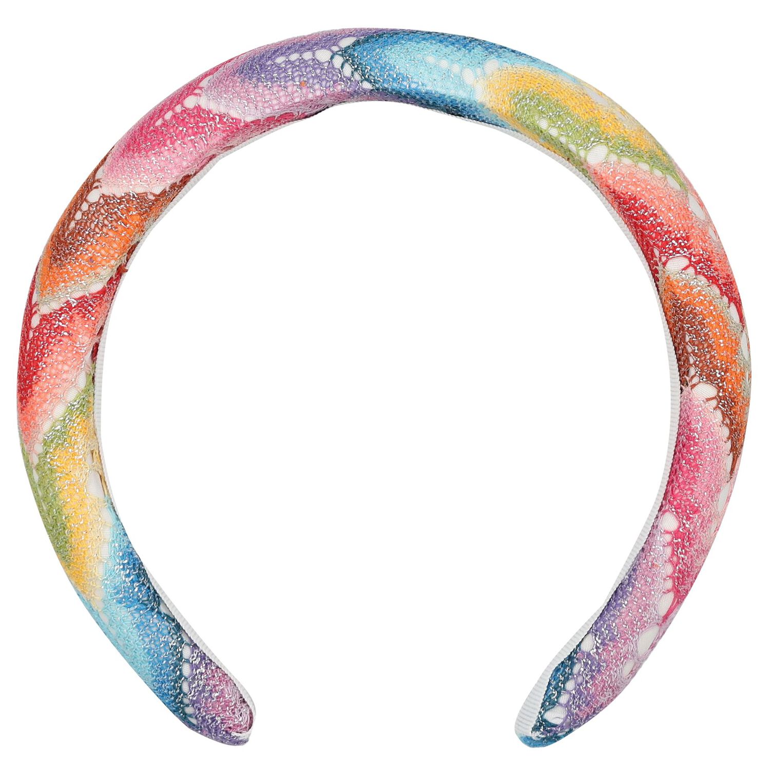 Girls Multi-Coloured Zig Zag Headband, 1, hi-res
