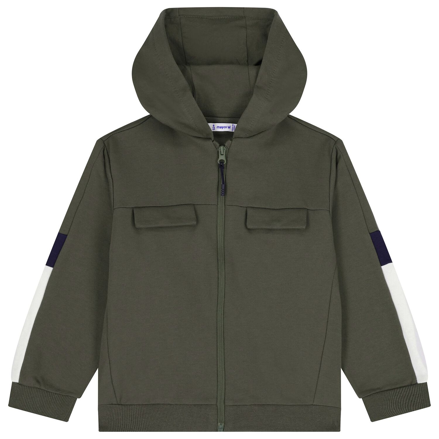 طقم رياضي أخضر وأبيض للأولاد (3 قطع), 2, hi-res