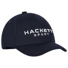 Boys Navy Blue Logo Cap, 1, hi-res