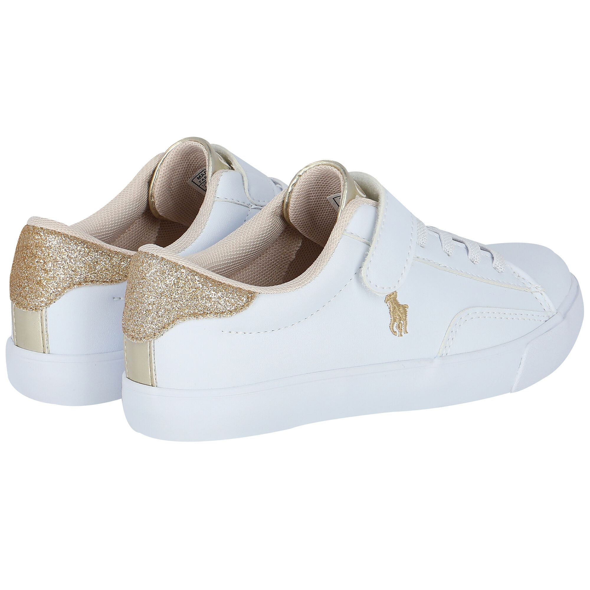 Girls ralph lauren trainers sales