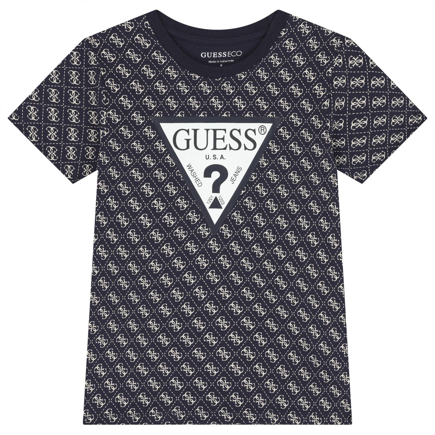 Boys Navy Blue Logo T-Shirt, 1, hi-res