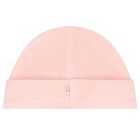 Baby Girls Pink Logo Hat, 1, hi-res