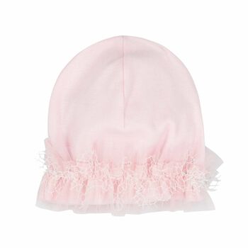 Baby Girls Pink Bow Hat