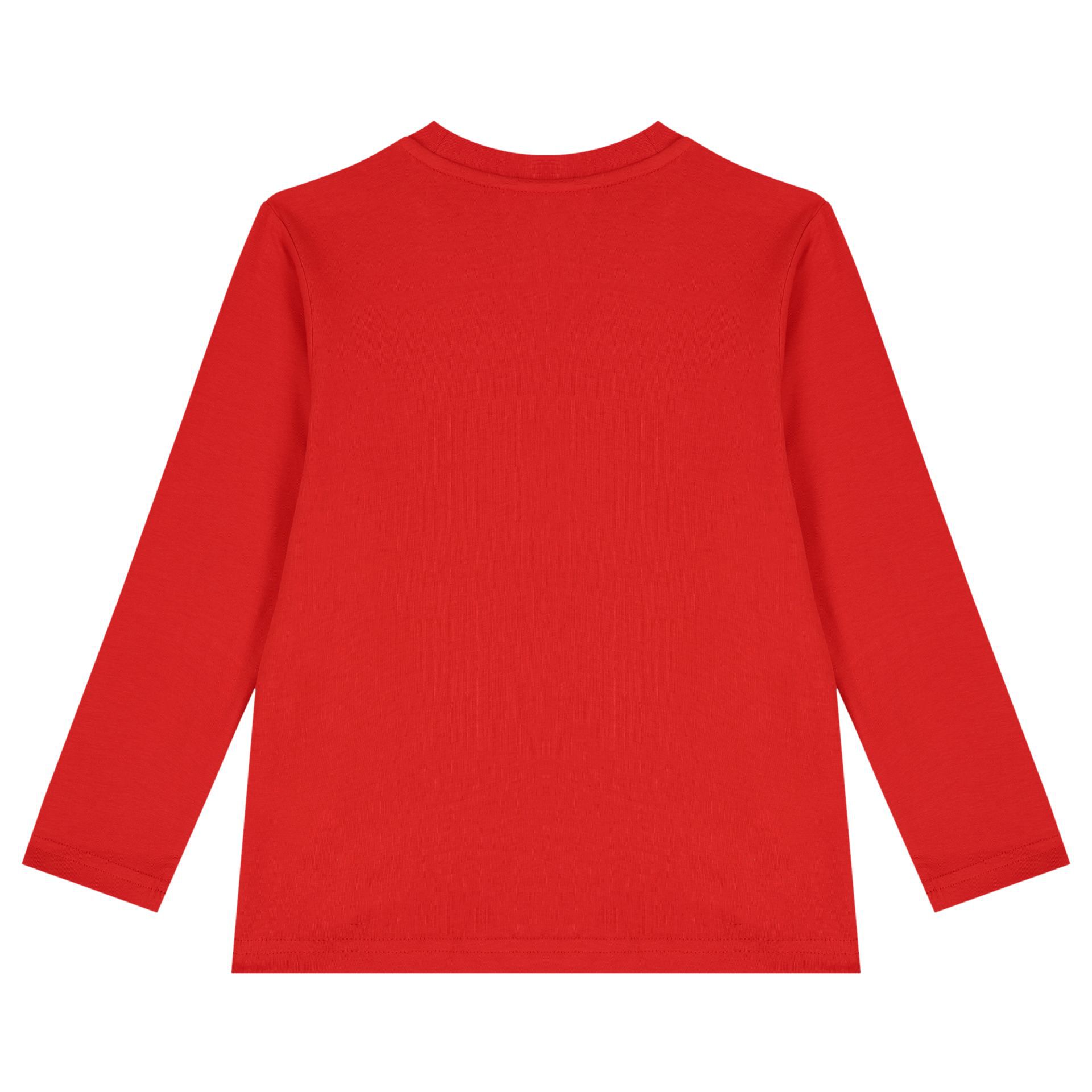 Boys red long sleeve top deals