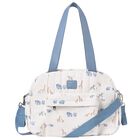 Baby Boys Ivory & Blue Changing Bag, 2, hi-res