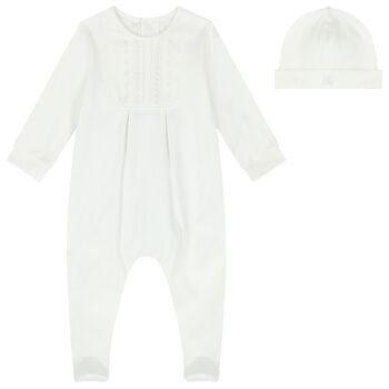 Baby White Babygrow Set