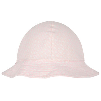 Baby Girls Pink Logo Reversible Hat
