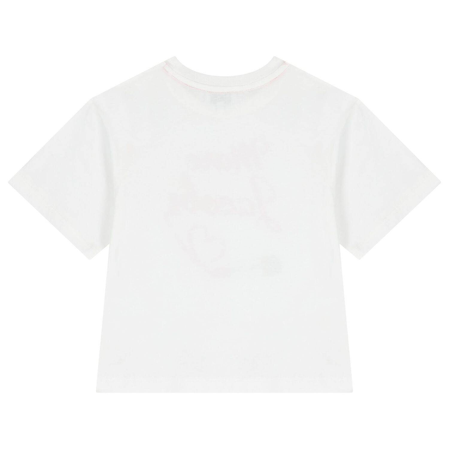 Girls White Logo T-Shirt, 1, hi-res
