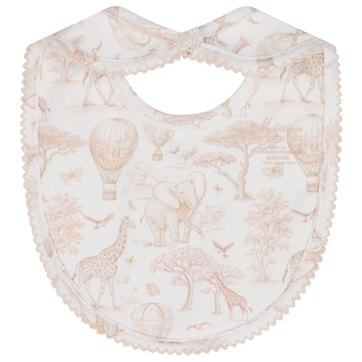 White & Beige Africa Babygrow Gift Set, 3, hi-res