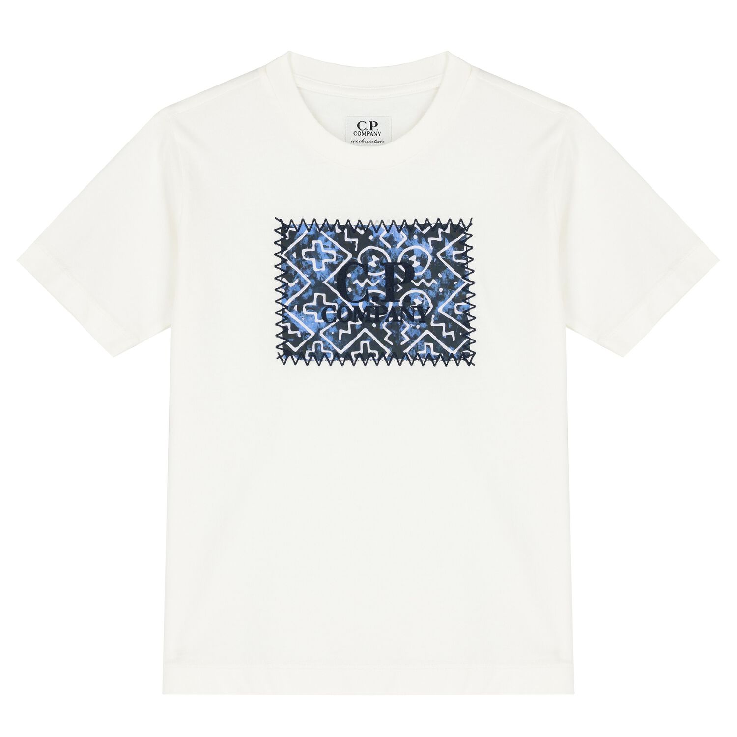 Boys Ivory Logo T-Shirt, 1, hi-res