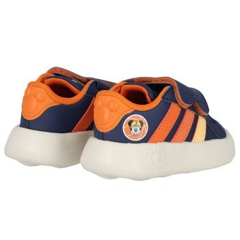Boys Navy Blue Disney Grand Court Trainers