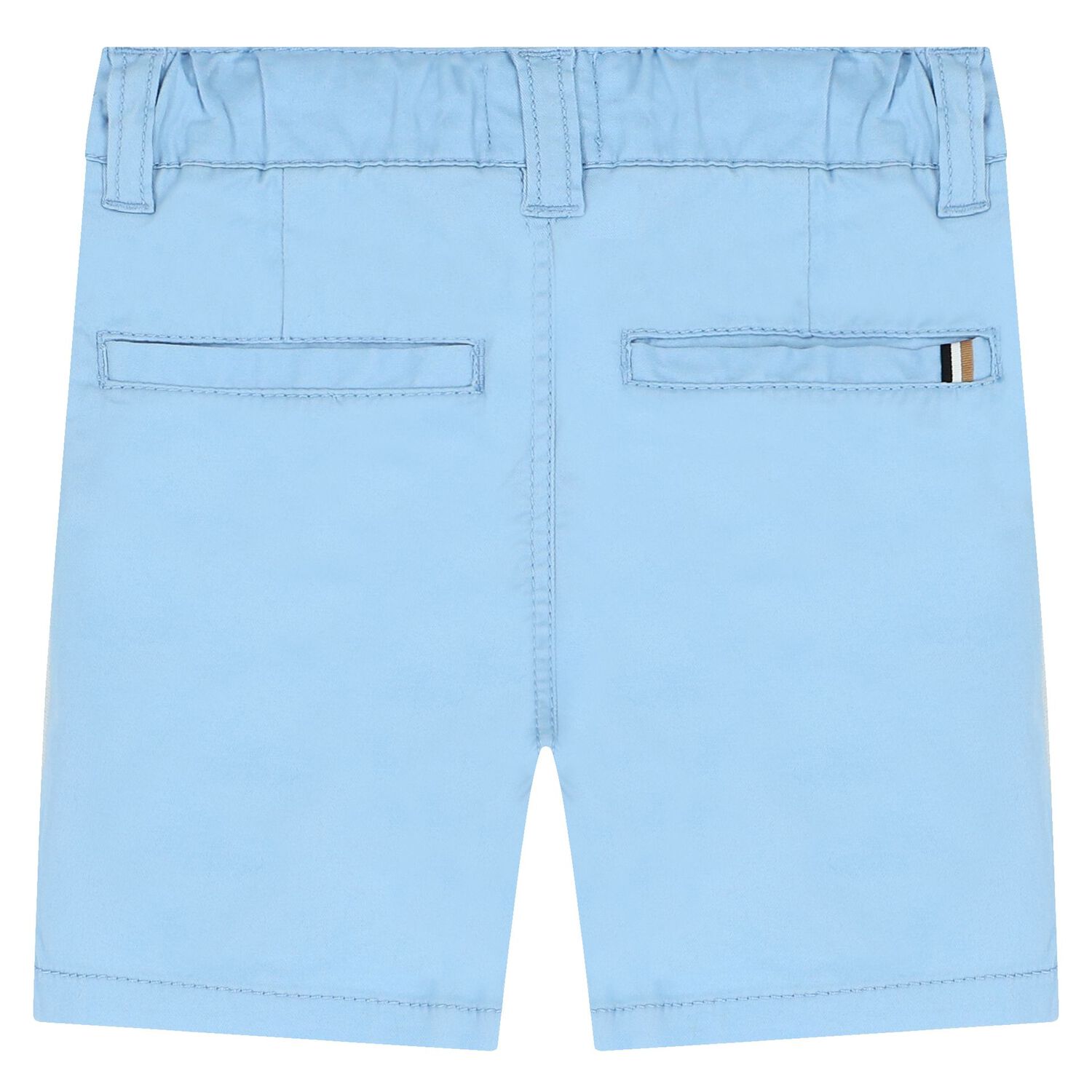 Younger Boys Blue Cotton Shorts, 1, hi-res image number null