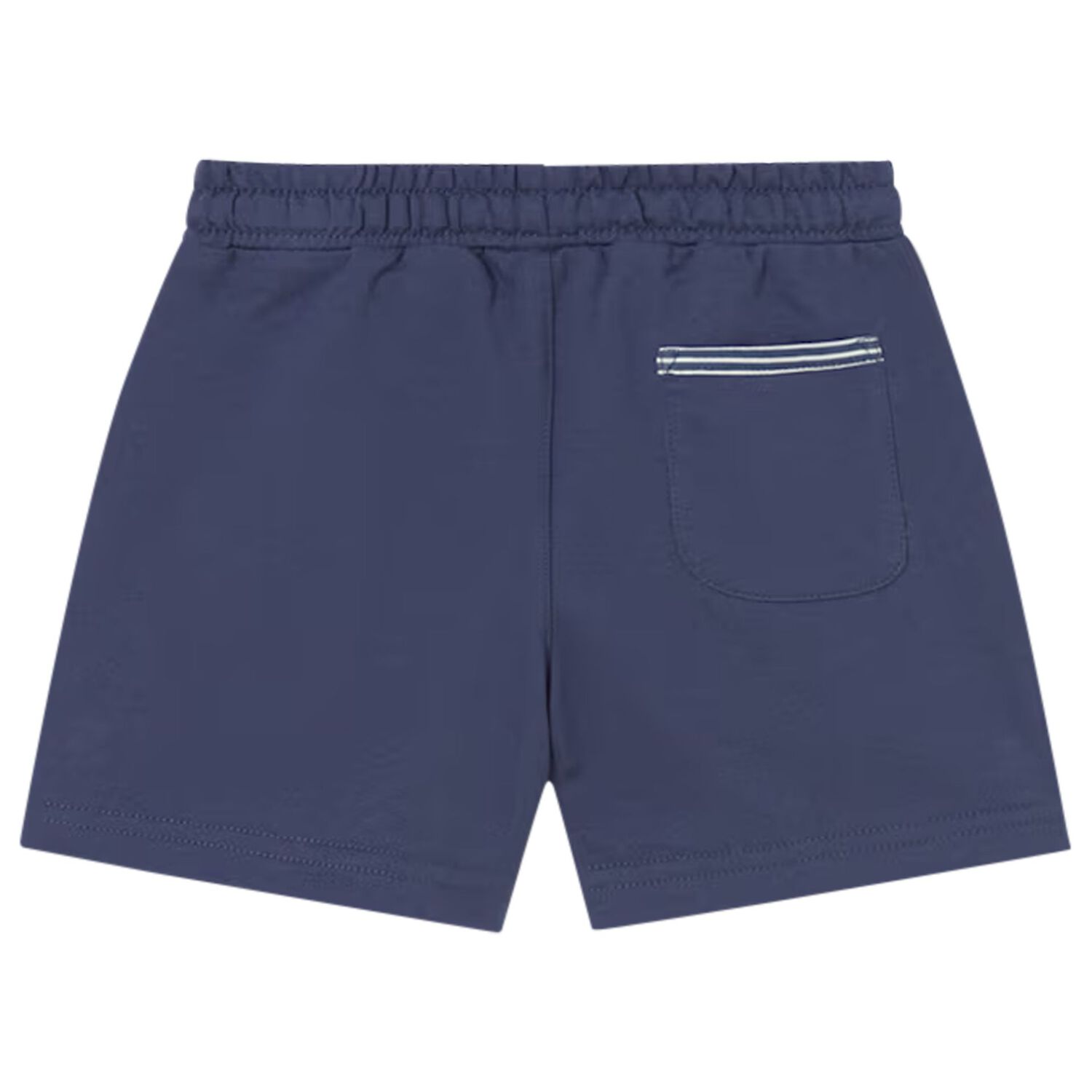 Younger Boys Navy Blue Hippo Shorts, 2, hi-res