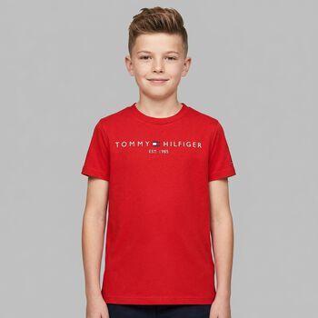 Boys Red Logo T-Shirt