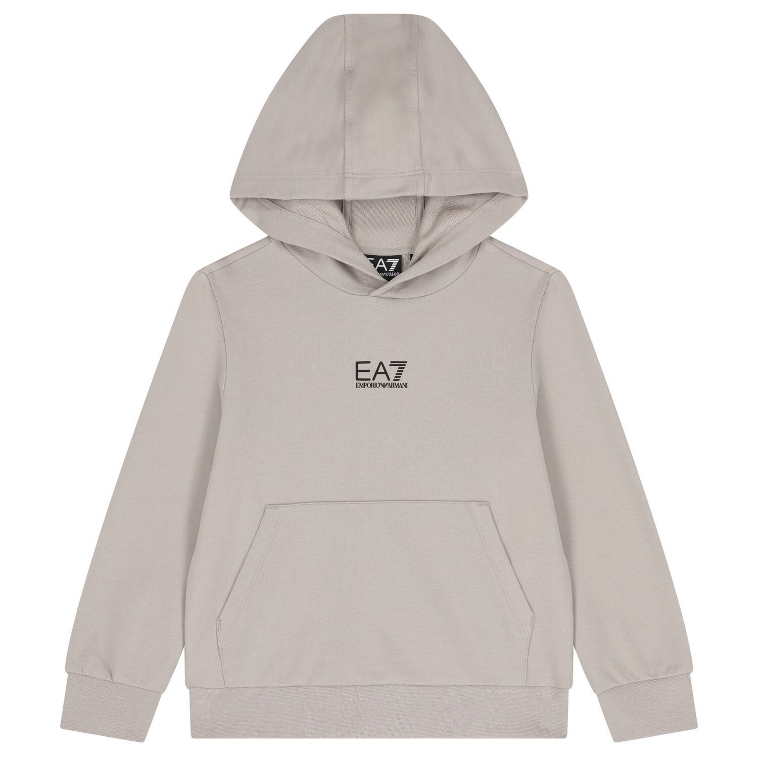Boys Beige Logo Hooded Top, 3, hi-res image number null