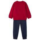 Boys Red & Navy Blue Tracksuit, 1, hi-res