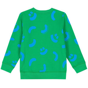 Boys Green Smiley Sweatshirt