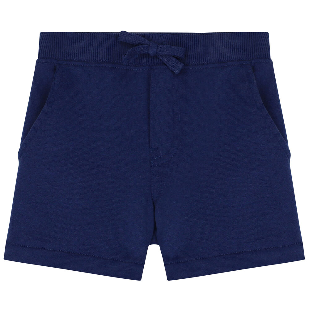 Ralph Lauren Baby Boys Orange & Navy Blue Shorts Set