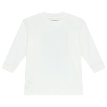 Boys White Logo T-Shirt