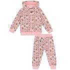 Pink Teddy Logo Tracksuit, 3, hi-res