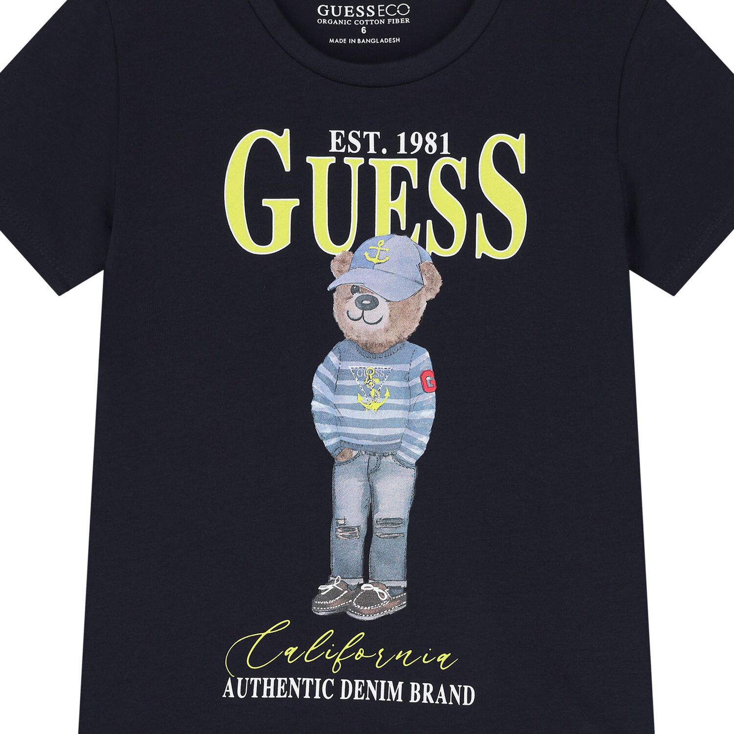 تيشيرت أولاد بشعار تيدي باللون الكحلي, 2, hi-res