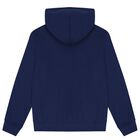 Boys Blue Jordan Hooded Top, 1, hi-res