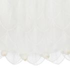 Girls White Scallop Lace Dress, 1, hi-res