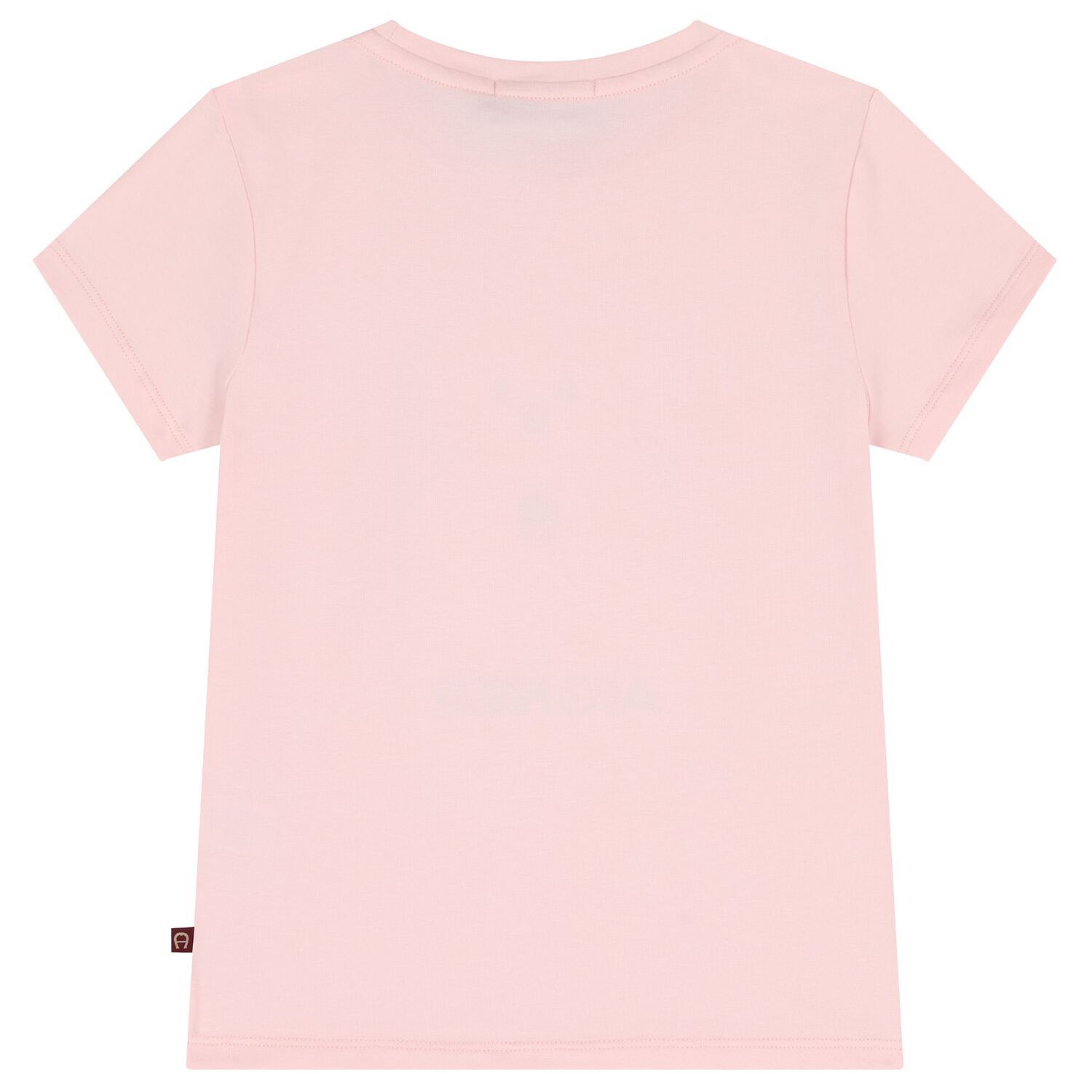 Girls Pink Teddy Bear Logo T-Shirt, 2, hi-res