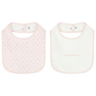 Pink & Ivory Logo Baby Bibs ( 2-Pack ), 2, hi-res
