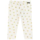 Younger Girls Red & Ivory Teddy Bear Logo Leggings Set, 1, hi-res