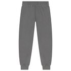 Boys Beige Swoosh Logo Tracksuit, 3, hi-res