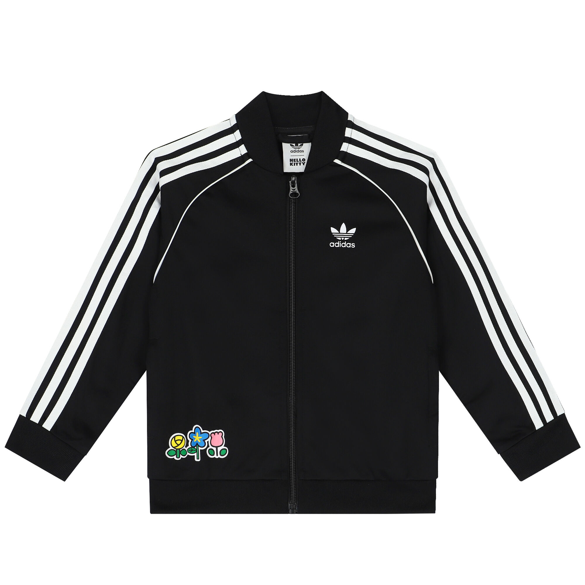 girls black adidas tracksuit