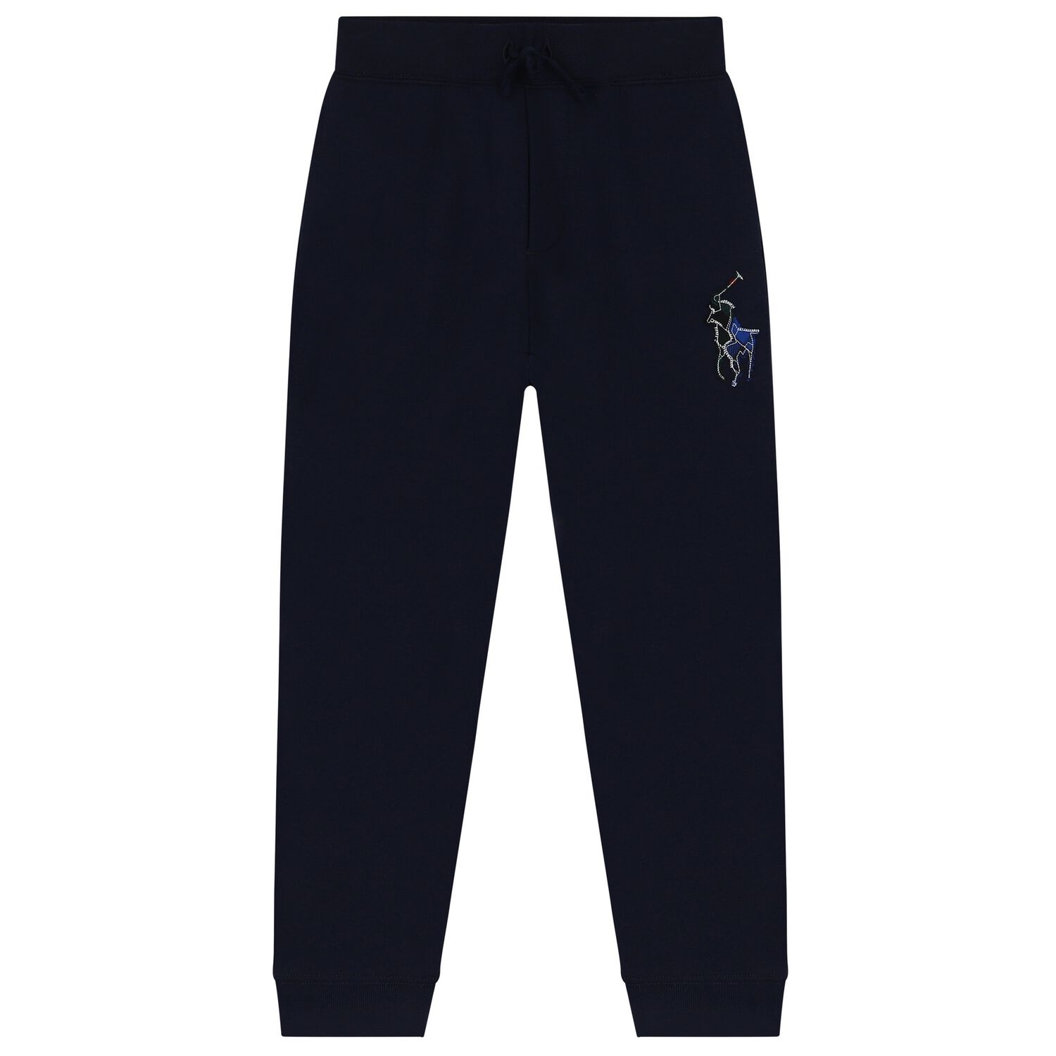 Boys Navy Blue Logo Joggers, 1, hi-res image number null