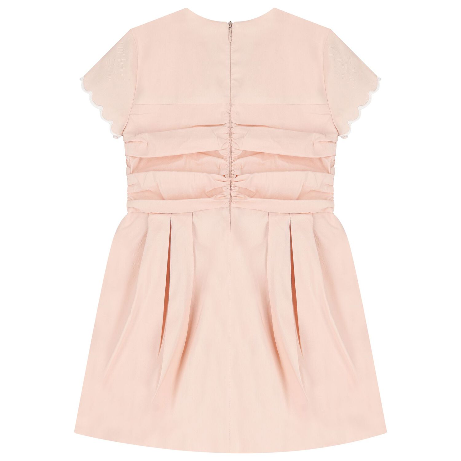 Girls Pink Bow Dress, 1, hi-res image number null