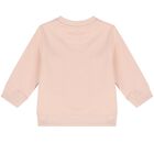 بدلة رياضية بنات بالشعار باللون الوردى, 2, hi-res