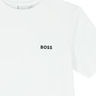Boys Navy Blue & White Logo T-Shirts ( 2-Pack ), 2, hi-res