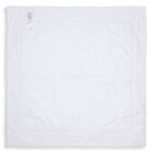White Teddy Bear Logo Baby Blanket, 1, hi-res