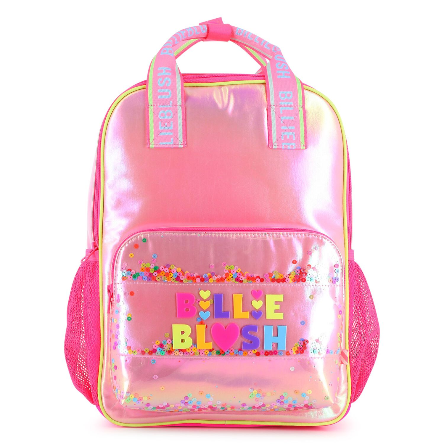 Girls Pink Logo Backpack ( 35cm ), 1, hi-res