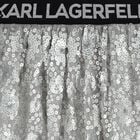 Girls Silver Sequinned Skirt, 1, hi-res