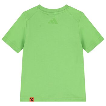 Boys Green Logo Minecraft T-Shirt